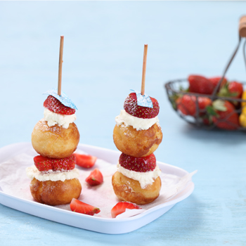 Poffertjes Stroberi