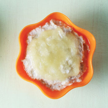 Bubur Havermut Saus Apel