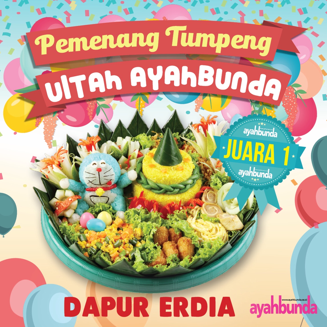 Pemenang Lomba Tumpeng Ayahbunda