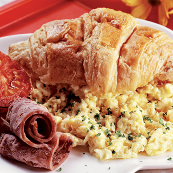 Scrambled Egg Croissants