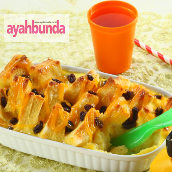 Puding Roti Srikaya