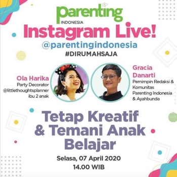 Menjaga Keluarga Tetap Aktif dan Produktif #Dirumahsaja Ala Ola Harika