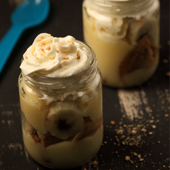 Puding Biskuit Pisang