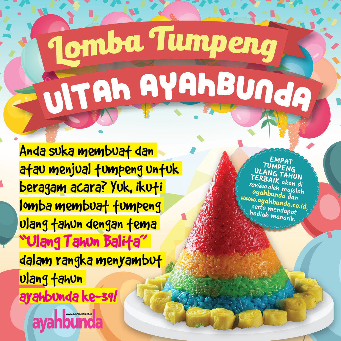 Lomba Tumpeng Ultah Ayahbunda