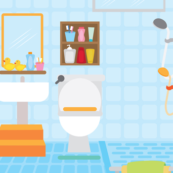 11 Rambu Kamar Mandi Aman Buat Anak