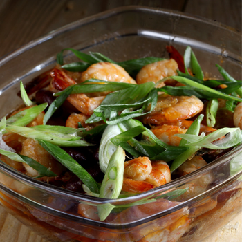 Udang Tumis Kacang Merah