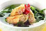 Sup Pangsit Gulung Udang 
